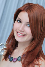 Naked redhead teen shows off-00